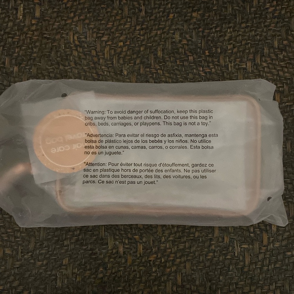 Clear Cosmetic/Haircare Bag